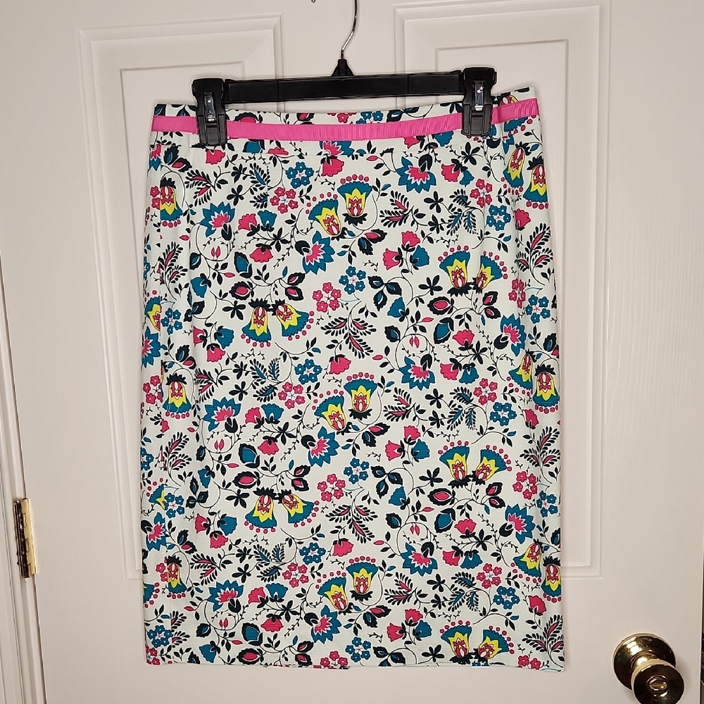 Boden Floral Pencil Skirt - Size US 8R - NWOT